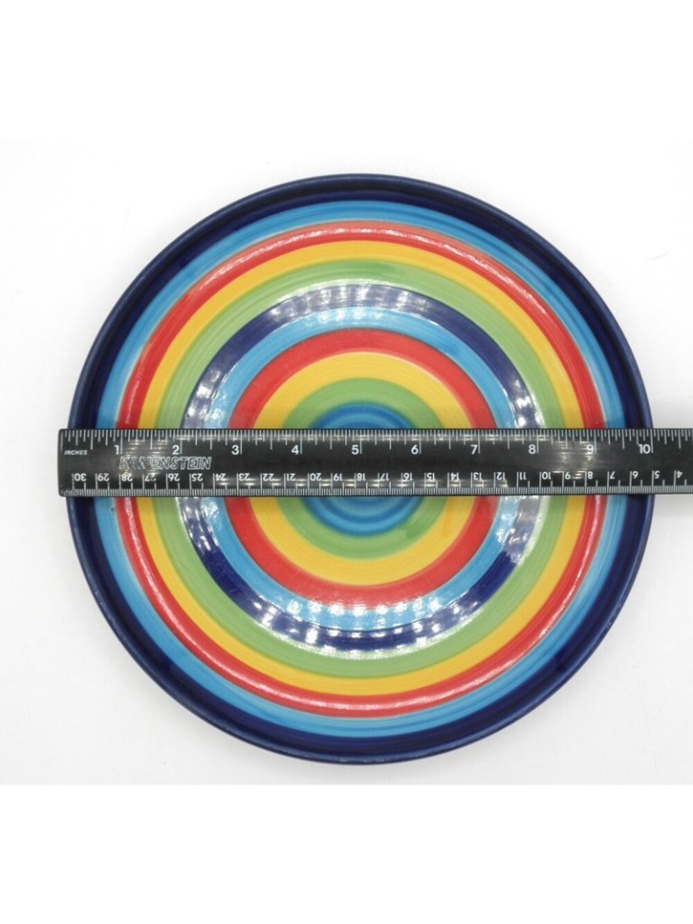 Striped Swirl by Todays Home 10 Inch Dinner Plates Set of 4 Pattern Code: TDHSTS - Picture 4 of 6